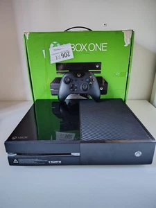 Microsoft Xbox One 500GB Console - Matte Black Con Joystick E Scatola Con Cavi - Foto 1 di 9