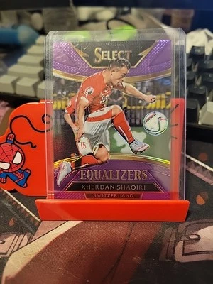 2015-16 Panini Select - Equalizers Xherdan Shaqiri #18 Purple Prizm /99 - Image 1 of 2