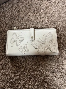 Relic Damen-Geldbörse Schmetterling Doppelfaltung Kunstleder Kreditkarte Ausweis Bargeld Druckknopf Boho - Bild 1 von 6