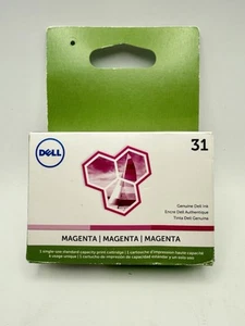 Cartucho de tinta magenta original Dell serie 31 FPWWW para V525w V725w nuevo en caja - Imagen 1 de 4