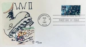 Steve Wilson Hand Painted 2697 World War II 1942-1992 Corregidor Falls to Japan - Picture 1 of 1