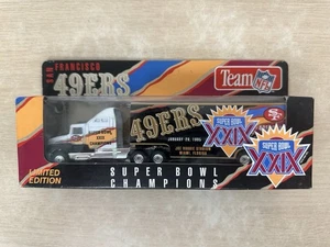 Remolque tractor camión fundido a presión White Rose 1995 San Francisco 49ers Super Bowl - Imagen 1 de 10