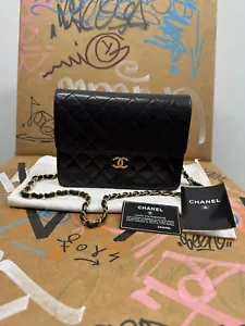 Original Chanel Tasche Handtasche Schultertasche Leder Classic Flap Bag Timeless - Bild 1 von 17