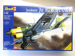 Revell 1:32 Scale Junkers Ju 87B Stuka Dive Bomber model kit # 4796 - Picture 1 of 13