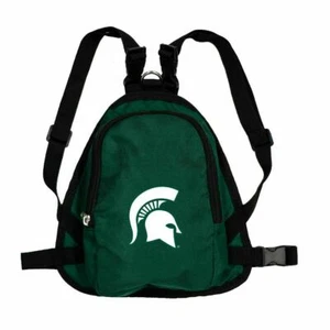 MICHIGAN STATE SPARTANS DOG CAT MINI BACKPACK HARNESS w/LEASH SMALL MEDIUM - Picture 1 of 4