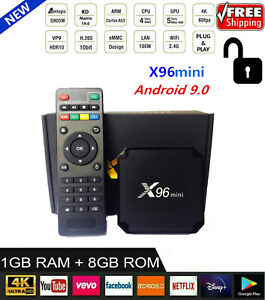 X96 Mini 1+8GB Smart TV Box Quad Core Media Entertainment 19.0 - MXQ / Q96 / TX3