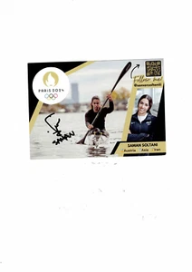 Saman Soltani - Autogrammkarte,Original signiert, (Olympis Paris 2024) - Bild 1 von 1