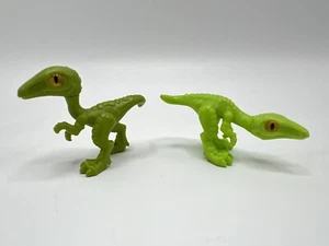 Imaginext Jurassic World Park Figure Raptor Compy Compies Set Dinosaur 1" & 2" - Picture 1 of 11