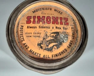 Vintage Simoniz Auto Wax Can - Picture 1 of 5