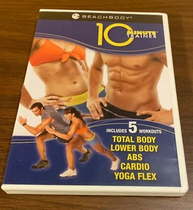 Beachbody 10 Minute Trainer, 2 DVD Set ( Includes 5 Workouts) Fitness - GUC - Foto 1 di 4