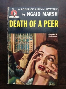 NGAIO MARSH DEATH OF A PEER PULP FICTION FIRST EDITION POCKET BOOKS PBO 1947 - Picture 1 of 1