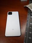 Google Pixel 4 XL 64GBWhite Unlocked Cracked Screen But Back Sides Great
