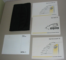 Bordmappe + Betriebsanleitung Opel Agila A Bedienungsanleitung Stand 01/2002!