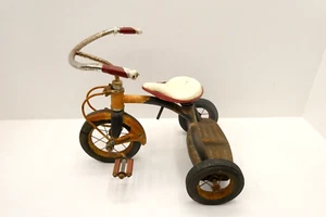 Antique Old Kids Children’s Tricycle Cycle Pressed Steel Parts Bike Seibert - Picture 1 of 12