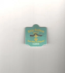 2017 Ship Bottom Seasonal Beach Badge / Tag  LONG BEACH ISLAND LBI - Picture 1 of 1