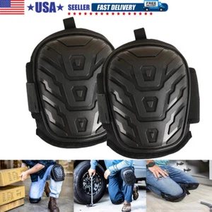 Construction Gel Knee Pads Safety Leg Protectors Work Comfort Pair Professional - Picture 1 of 7