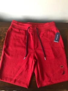 Nautica Herren Sweat Shorts, rot, X-Small NEU mit Etikett - Bild 1 von 10