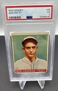 1933 Goudey #90 Jess Petty Minneapolis Millers PSA 3 VG - Picture 1 of 6