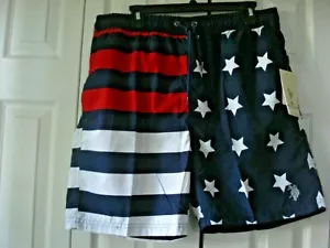 Men's Swim Trunks Stars & Stripes Size XL U.S. Polo Assn. NWT - Picture 1 of 2