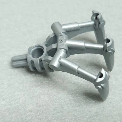 LEGO Parte 32506 Garra Bionicle con Eje Plano Plata Cantidad 1 Foto 1 de 4