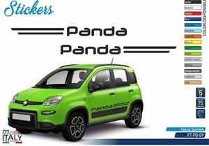 2 Fiat Panda Aufkleber Seitenklappen Seite TUNING FT PD G9 - Bild 1 von 1