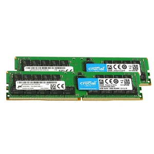 Micron Kit 64GB 2x 32GB 2666MHz DDR4 ECC RDIMM 1.2V Server Memory CT32G4RFD4266 - Picture 1 of 12