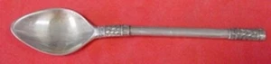 Aegean Weave Plain By Wallace Sterling Silver Demitasse Spoon 4 3/8" Flatware - Picture 1 of 1