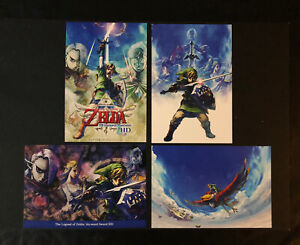 Nintendo The Legend of Zelda Skyward Sword Postcard Set Japan Rare