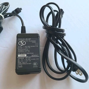 Adaptador de CA 4.2V 1.5A original Sony AC-LM5 cable de alimentación - Imagen 1 de 5