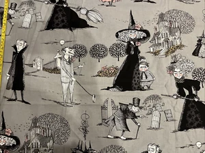 Original The Ghastlies Cotton Print 43 x 116" Alexander Henry 2009 Rare - Bild 1 von 8