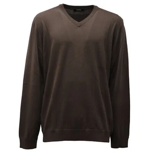2684AF maglione uomo ALPHA STUDIO green wool v-neck sweater man - Imagen 1 de 4
