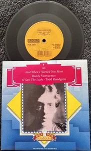 Todd Rundgren - I Saw The Light / Randy Vanwarmer - Just When Needed 7'' EX+ - Picture 1 of 7