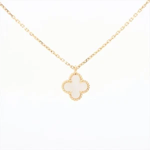 Van Cleef & Arpels Sweet Alhambra shells Necklace 750(YG) 2.8g - Picture 1 of 5