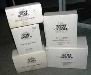 VINTAGE LOT OF 5 Rare HERITAGE VILLAGE COLLECTION DEPT 56 ACCESSORIES - Bild 1 von 7