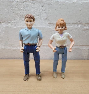 Vintage Fisher Price Loving Family Mum & Dad Dollhouse Figure Set - 1998 - Picture 1 of 8