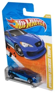 Hot Wheels 2011 New Models 50/50 Hyundai Genesis Coupe Blue Car 50/244 - Picture 1 of 1