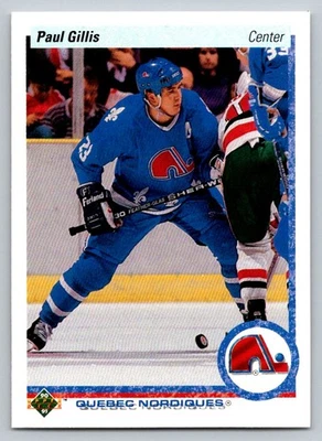 1990-91 Upper Deck #49 Paul Gillis Quebec Nordiques - Image 1 of 2