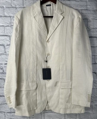 NWT Polo Ralph Lauren Men's Linen Norfolk Jacket Large Italy Working Cuffs - Image 1 of 4