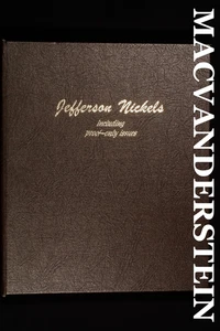 Dansco Deluxe Jefferson Nickel Album - w/ 120 Bu or PR Coins - Scarce  #ALB711 - Picture 1 of 7