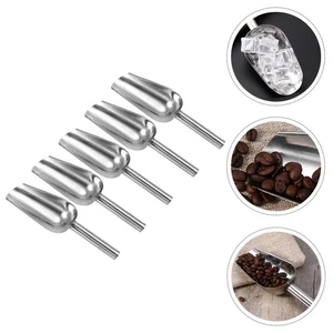 5 Pcs Stainless Steel Shovel Food Scoopers for Kitchen Child Flour - Picture 1 of 12
