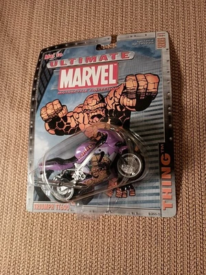 The THING -Maisto Ultimate Marvel Motorcycle Collection Serie 1 Triumph TT600 Foto 1 de 4