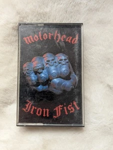 Motorhead Iron Fist Cassette Tape 1982 Original Release - Picture 1 of 5