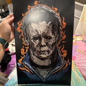 Michael Myers Poster 11 In By 17 In, In Protective Sleeve - Picture 1 of 4