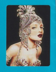 Beautiful Art Deco Showgirl - Single Modern Linen Swap P/Card - Picture 1 of 1
