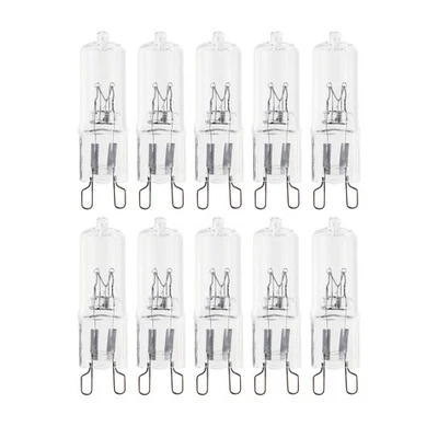 10 x Eco Halogen Stiftsockellampe 20W = 25W G9 230V Klar warmweiß dimmbar - Bild 1 von 2