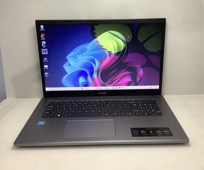 17.3”ACER ASPIRE 3-A317-55P, INTEL N100,4GB RAM,128+256GB SSD,WIN 11 PRO 24H2 - Image 1 of 4