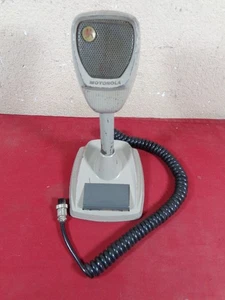 Vintage Motorola Schreibtisch Mikrofon Modell TMN6007A 4-polig Schraub-On HAM/PA Mikrofon C17 - Bild 1 von 6