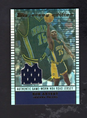 2002-03 Topps Jersey Edition #JERAO Ron Artest JSY - Image 1 of 2