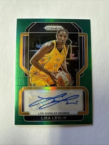 2022 Panini Prizm WNBA Signatures Lisa Leslie Green Prizm Auto #SG-LLS - Picture 1 of 2