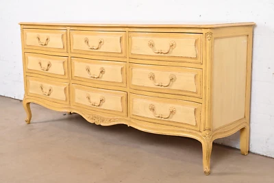 Henredon французский провинциальный Людовик XV расписной комод или Credenza, около 1960-х - Изображение 1 из 4